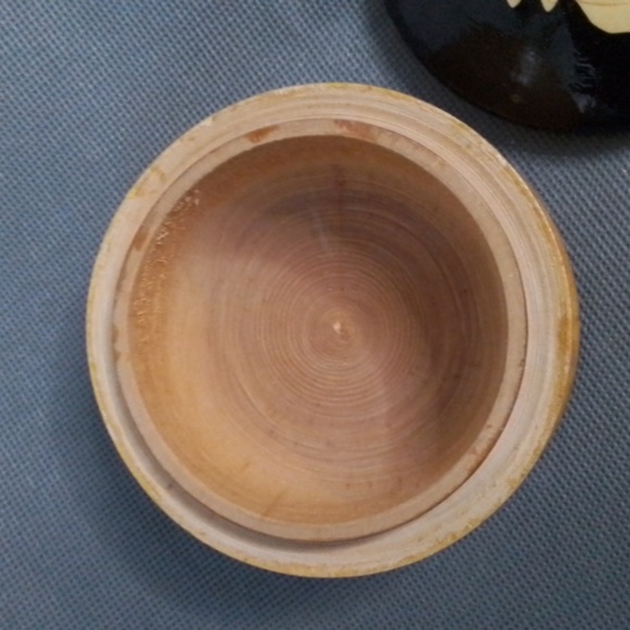 Vintage Wooden Santa Trinket Box and House Of Lloyd Santa Tic Tac Toe Game - Picture 3 of 16